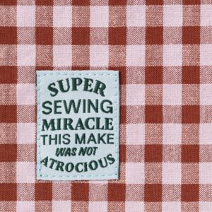Super sewing miracle – Set van 6 geweven labels