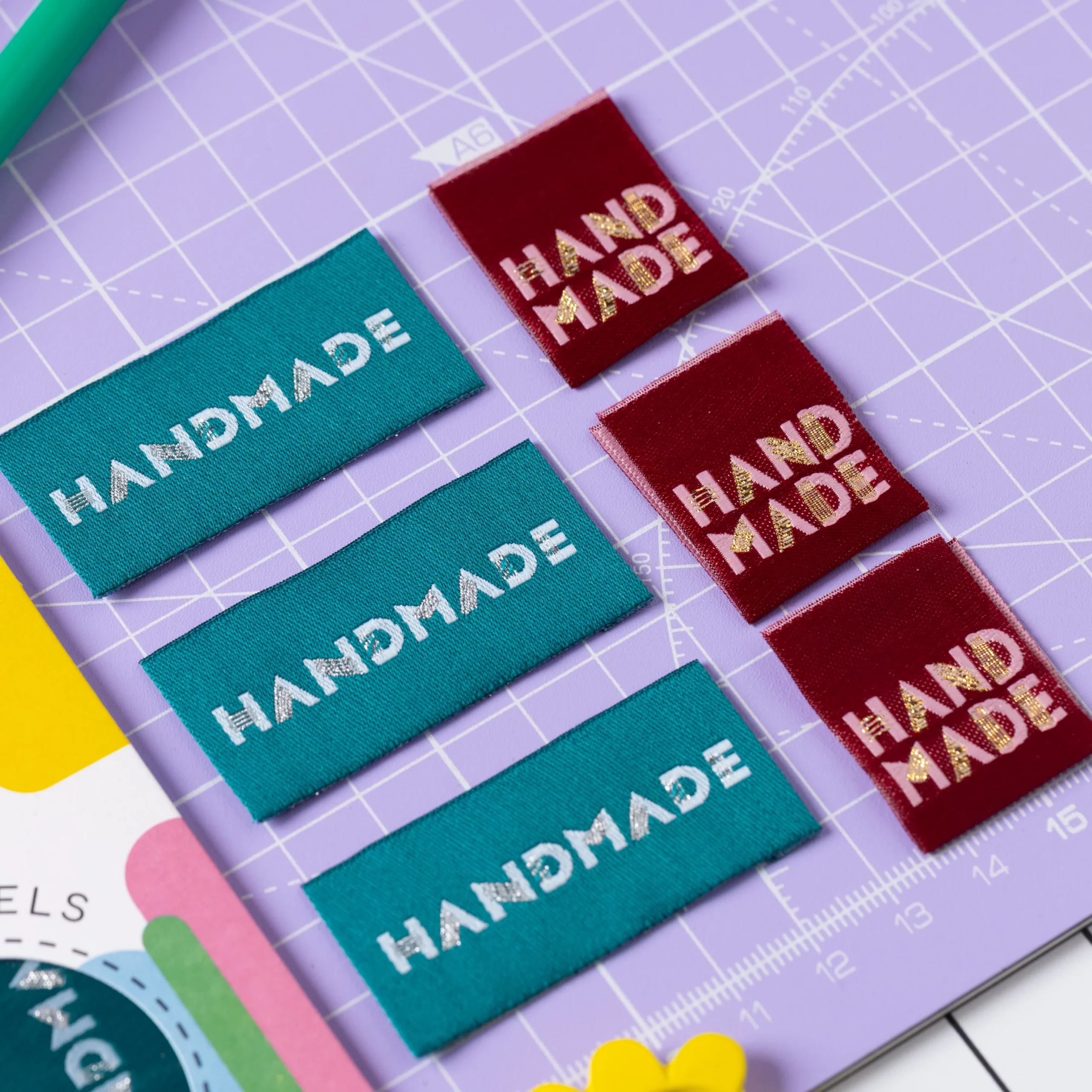 Simply handmade 4.0 - Set van 6 geweven labels - Afbeelding 3