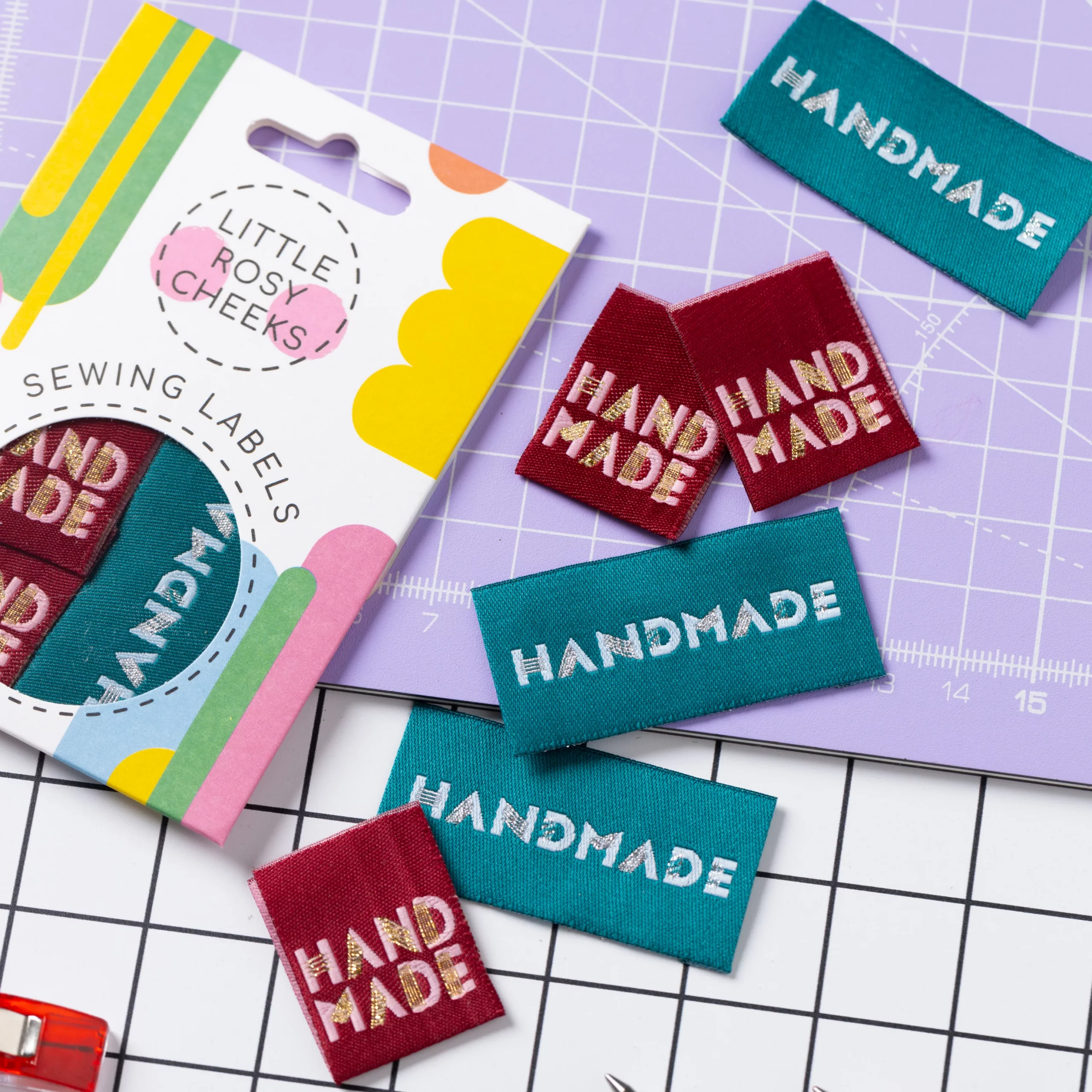 Simply handmade 4.0 - Set van 6 geweven labels - Afbeelding 2