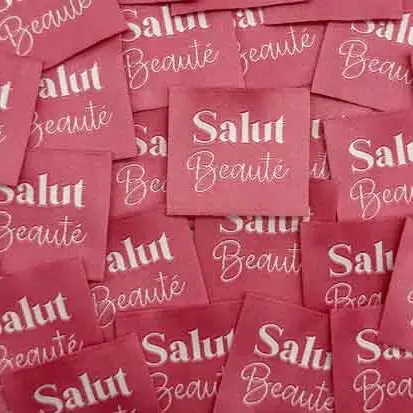 Salut Beauté Indisch roze - Naailabel per stuk