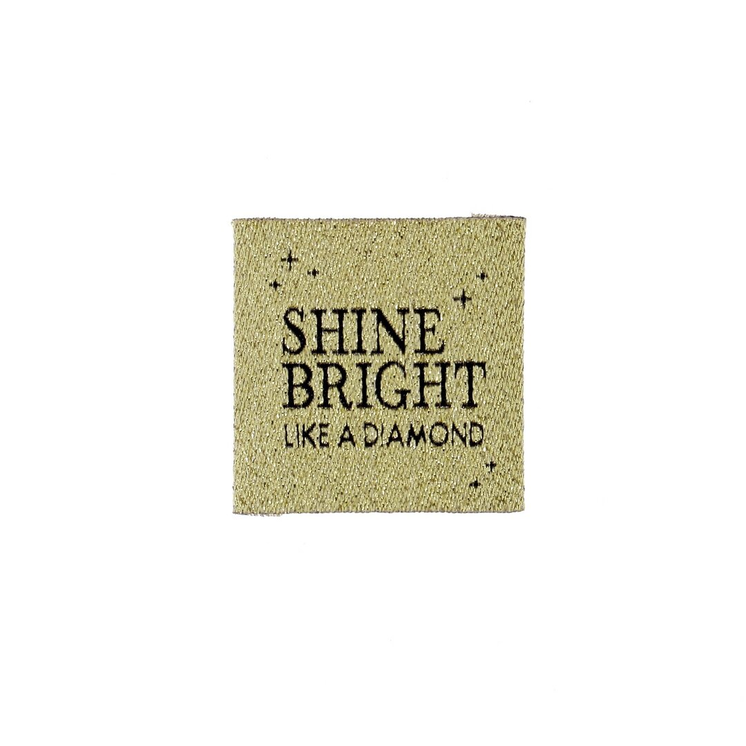 Shine bright like diamond - naailabel per stuk