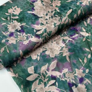 Leopard Steps In Nature  – Jacquard Viscose COUPON 1M80