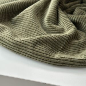 Mosgroen ‘comme ca’ – Ribfluweel Corduroy COUPON 2M20