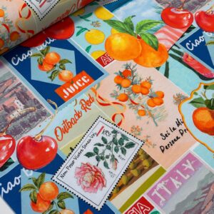 Summer On A Postcard – French Terry