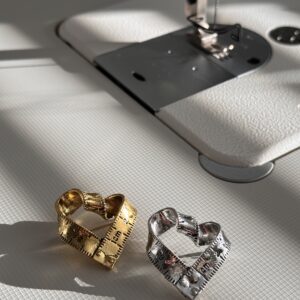 I heart Sewing- Broche (zilver)