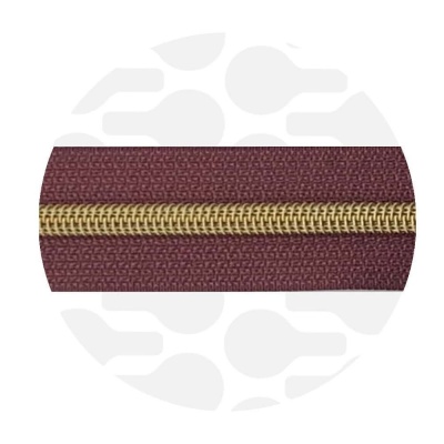 Porto red - Goud spiraalrits per meter