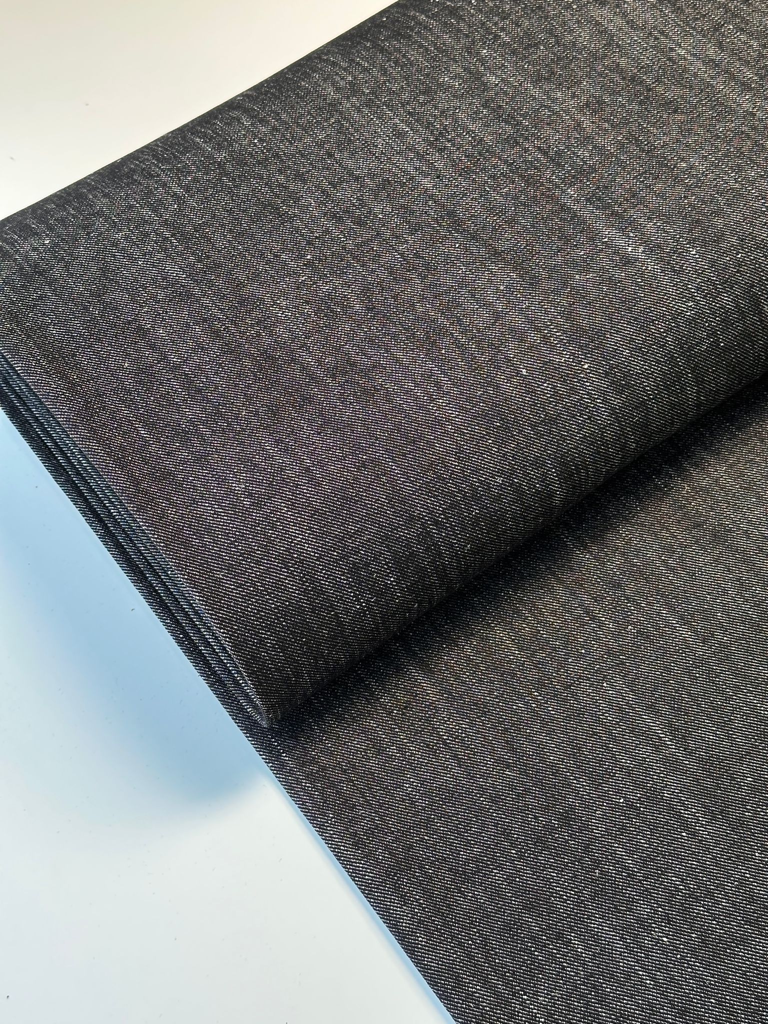 Grey - Stretch Denim Linnen