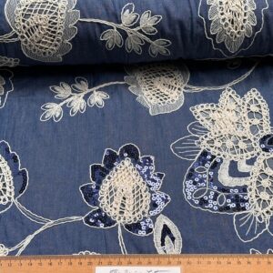 The One That Has It All – Broderie Katoen COUPON 50CM