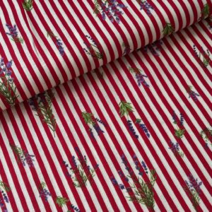 Lavender stripes – Linnen katoen