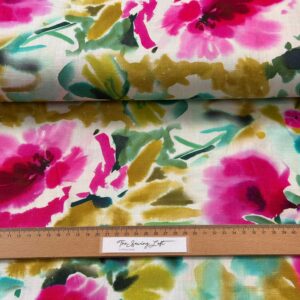 Tuscany Flowers – Viscose Linnen