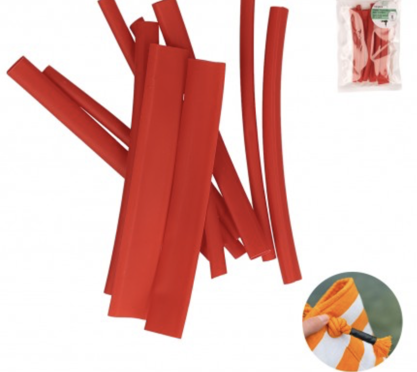 Vhbw Krimpkous Voor Accucellen – 10 Stuks, 7,2 X 3 Cm, Zwart, Krimpt Bij 80°C, Temperatuurbereik -40 Tot +105°C