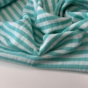 Aqua Rayures – Linnen Touch