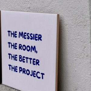 The messier the room – Keramische tegel