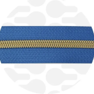 Belize blue – Goud spiraalrits per meter