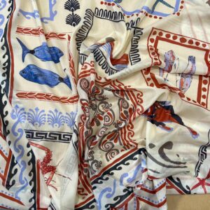 Dolce Mare – Katoen Voile (deadstock)
