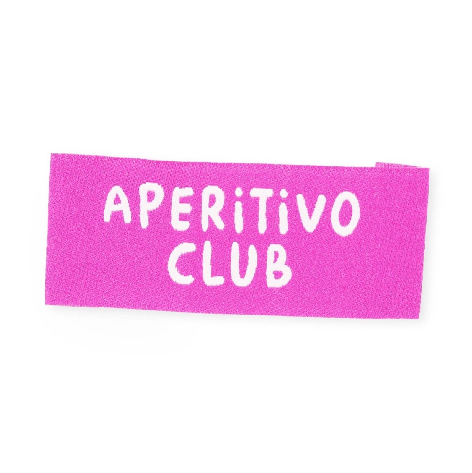 Aperitivo club - Naailabel per stuk