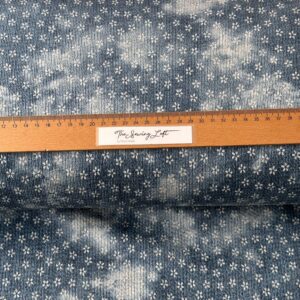 Faded Denim – Bubble Wash Soepele Babyrib