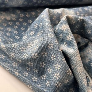 Faded Denim – Bubble Wash Soepele Babyrib