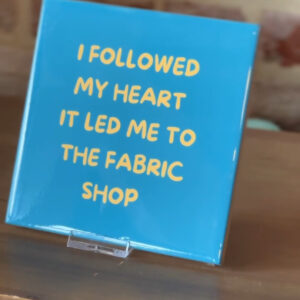 I followed my heart – Keramische tegel