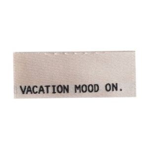 Vacation mood on – Naailabel per stuk