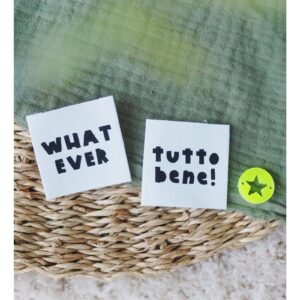 Tutto bene – Naailabel per stuk
