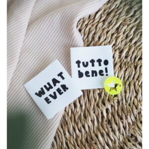 Tutto bene – Naailabel per stuk