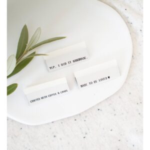 Yep, I did it handmade – Naailabel per stuk