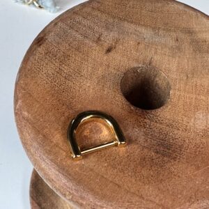 D-ring Arc 12mm  – Goud
