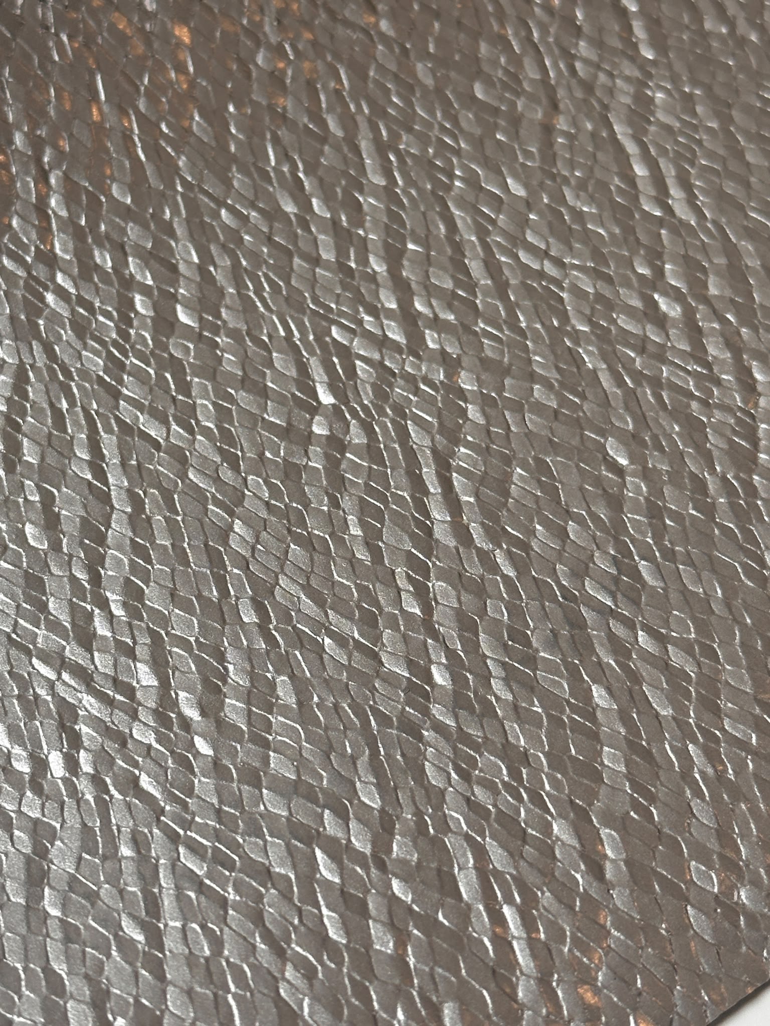Zilver - Kunstleer - Afbeelding 2