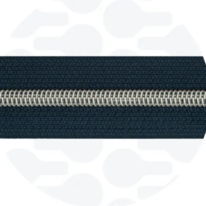 Night Blue – zilver spiraalrits per meter