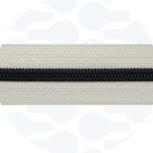 Oatmeal – Gun Metal spiraalrits per meter