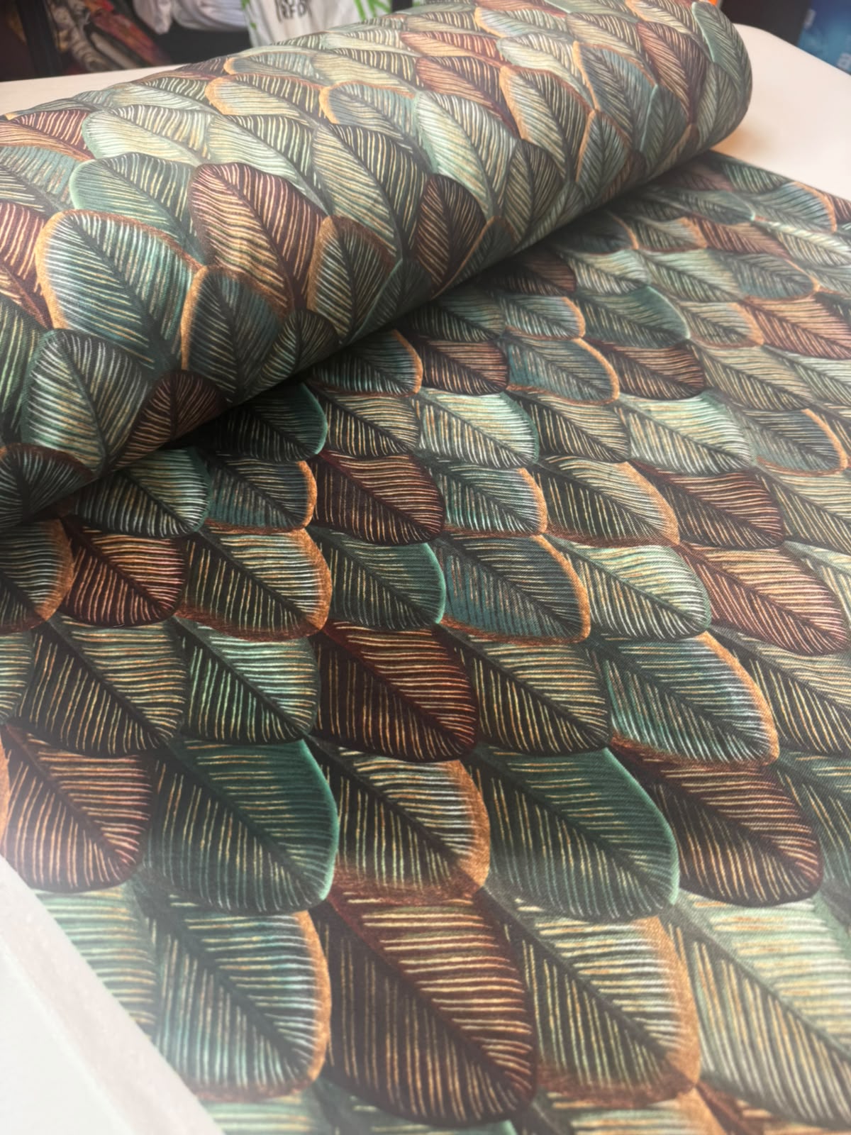 Jungle Leaves - Deco Fluweel - Afbeelding 2