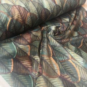Jungle Leaves – Deco Fluweel
