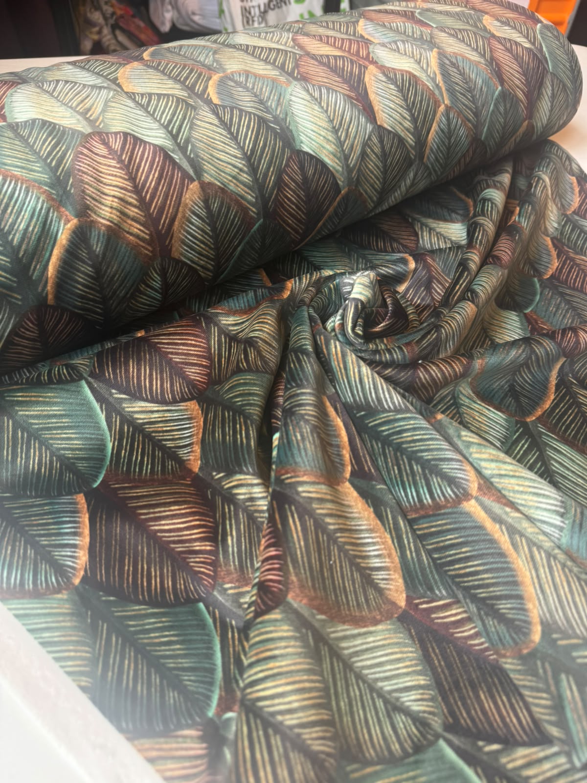 Jungle Leaves - Deco Fluweel - Afbeelding 3